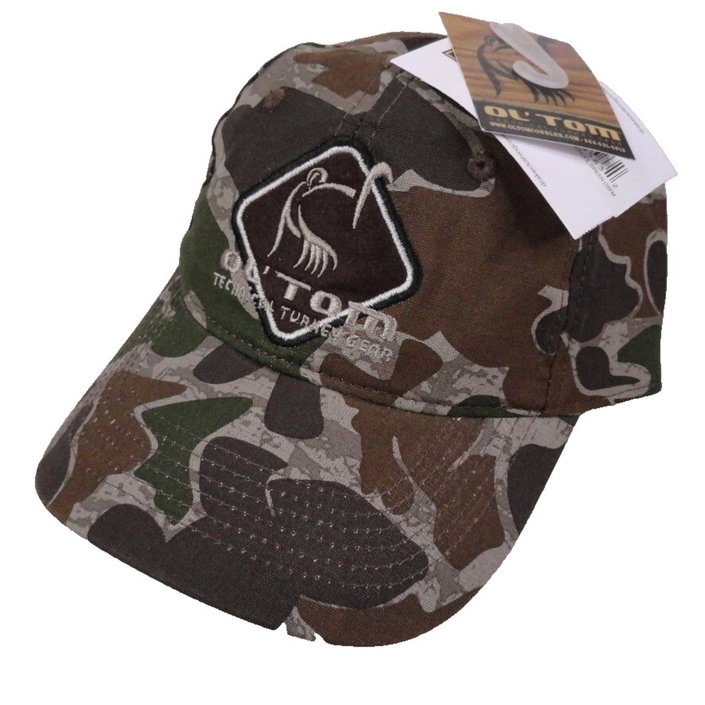 Drake Ol Tom Hat Cap Old School‎ Camo Strapback Diamond Logo Turkey Hunting NWT